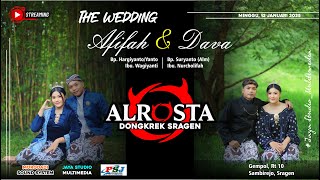 Live ALROSTA DONGKREK - Wedding Afifah \u0026 Dava - Moro Dadi Audio - Jaya Studio