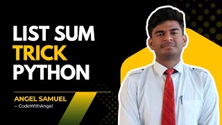 ✅ Sum of 10 Elements in a List Using Python 🐍 | Beginner Friendly Logic 💡🔢 #pythonprogram