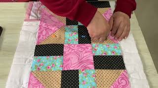 Come learn how to make this beautiful rug using small fabrics