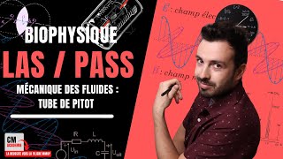 MECANIQUE DES FLUIDES : 💧 TUBE DE PITOT Calcul de la pression hémodynamique et vitesse d'écoulement