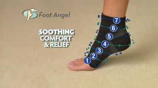 Foot Angel Original Kaos Kaki Terapi Pijat Kesahatan Anti Lelah Pegal Reumatik Varises