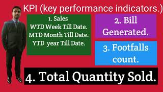 KPI key performance indicators |  Retail KPI Hindi  | Retail Maths | by Tabish khan