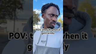 Why does the wind in the UK get so bad sometimes?🤣 #shorts #funny #relatable