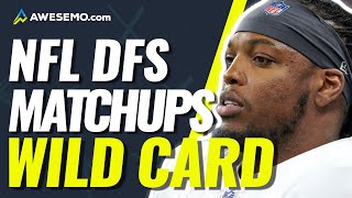 NFL DFS PICKS: WILD CARD GAME BREAK DOWNS DRAFTKINGS & FANDUEL THURSDAY 1/7