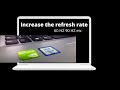 How to increase the refresh rate of a monitor ( for Intel Graphics)