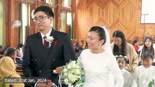 My batchmate wedding at Tangkhul Baptist Church Imphal