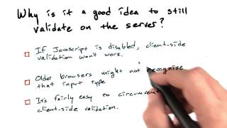 Validation issues - Mobile Web Development