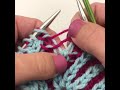 Picking up a dropped brioche stitch knitting video for fixing brioche