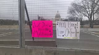 Capitol Building DC Fenced Off