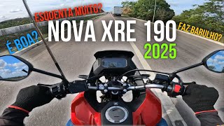 A HONDA XRE 190 2025 É BOA EM VIAGEM?