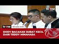 Ayah dan Istri Dody Terima Surat dari Teddy Minahasa, Ini Isinya | Breaking News tvOne