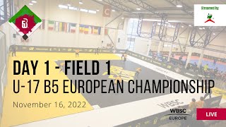 Field 1 - Day 1: U-17 Baseball5 European Championship