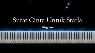 Surat Cinta Untuk Starla - Virgoun | Piano Tutorial by Andre Panggabean