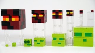 How To Build LEGO Minecraft Slime \u0026 Magma Cube