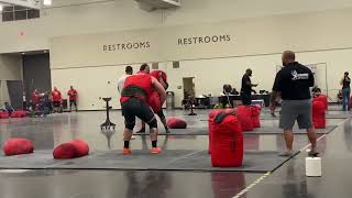 Levi Strong - Strongman - 358 lb Sandbag Over Shoulder - Erie Bayfront Convention Center - 10/15/22