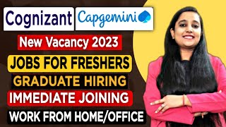 Cognizant Recruitment 2023 | Capgemini Recruitment | Work From Home | Cognizant Jobs For Freshers