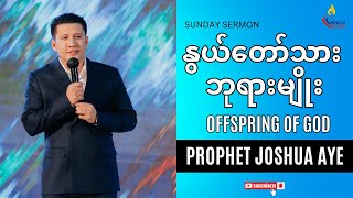 နွယ်တော်သား၊ ဘုရားမျိုး OFFSPRING OF GOD | Prophet Joshua Aye