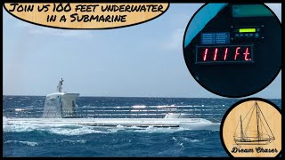 100 Feet under the sea in a submarine