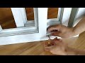 kajin hardware how to install the window security lock