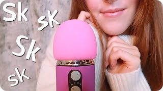 ASMR Super Slow SkSk from Ear to Ear 💜 (White Noise)