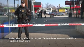 Teenager detained after 2 killed in a knife attack at shopping center in Czech Republic