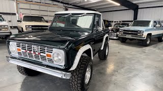 1966 rare half cab classic restored bronco lifted 4 x 4 amazing and a smoking deal per market !