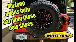 Installing a Smittybilt HD Pivot Tire Carrier on my 2020 JLU Jeep Sahara