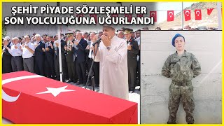 Afyonkarahisar Şehidini Uğurladı