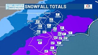 Chief Meteorologist Jamie Arnold breaks down snow totals