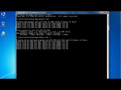 How to Check Ping in Windows 7 How to Check Ping in Windows 7