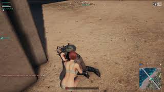 Running up the beach naked in PUBG late game