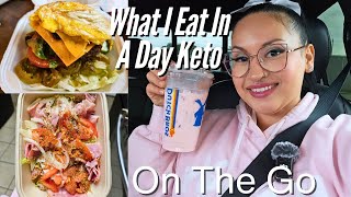 What I Eat In A Day Keto ON THE GO ! | Simple Meals To Go