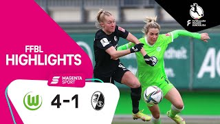 VfL Wolfsburg - SC Freiburg | Highlights FLYERALARM Frauen-Bundesliga 21/22