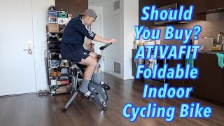 Should You Buy? ATIVAFIT Foldable Indoor Cycling Bike