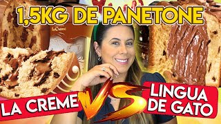 Lingua de Gato Exagero Kopenhagen x La Creme Cacau Show | Qual o Melhor Panetone?