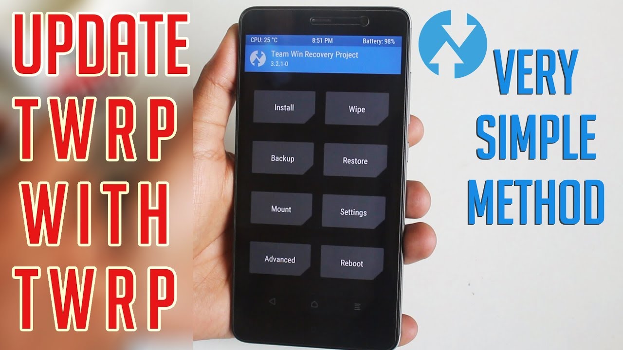 How To Update TWRP Recovery With TWRP Recovery! - YouTube