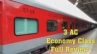 3 AC Economy Class Full Review #indianrailways