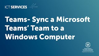 Teams - syncing Teams files to your computer