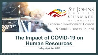 SJCCC  Webinar: The Impact of COVID-19 on Human Resources