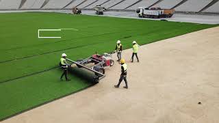 Hybridgrass Implementation for the 2023 UEFA Champions League Final