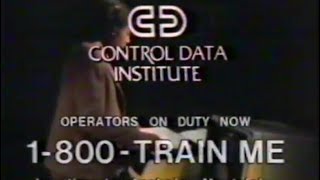 1985 Control Data Institute Computer Trade School TV Commercial