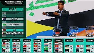 قرعة تصفيات آسيا المؤهلة إلى كأس العالم 2026