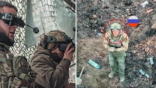 Russian soldiers tried something after seeing Ukrainian FPV drone, but...