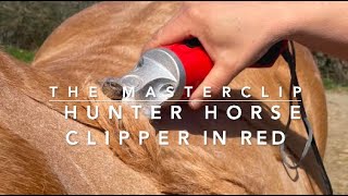 The Masterclip Hunter Horse Clipper in Red