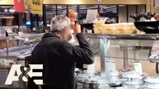Man Caught Eating Soup Straight from Ladle at Grocery Store | Customer Wars | A&E