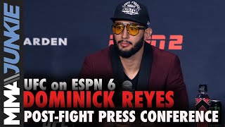 UFC Boston: Dominick Reyes full post-fight press conference