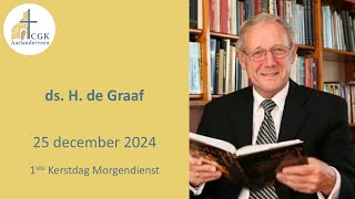 25-12-2024 - morgen - ds. H. de Graaf