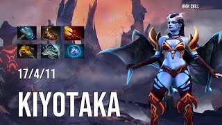 Dota 2 Pro Gameplay   kiyotaka   Queen of Pain   17 4 11   High Skill Dota 2 / Mid Bet Boom