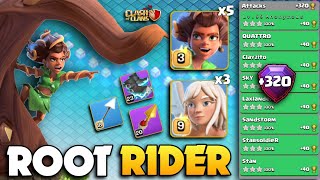 +320 BEST RR Spam Attack 🔴ROOT RIDER HEALER Spam Electro Boots🔴TH17 Attack Strategy🔴Clash Of Clans