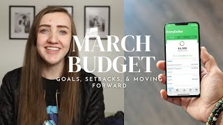 March Budget With Me | Money, Goals, Setbacks, Financial Minimalism